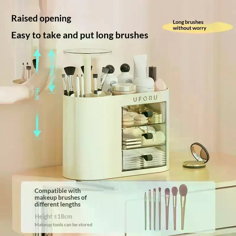 Auto Push Lifting Makeup Organ - Beauty Makeup Vanity Set recension och pris