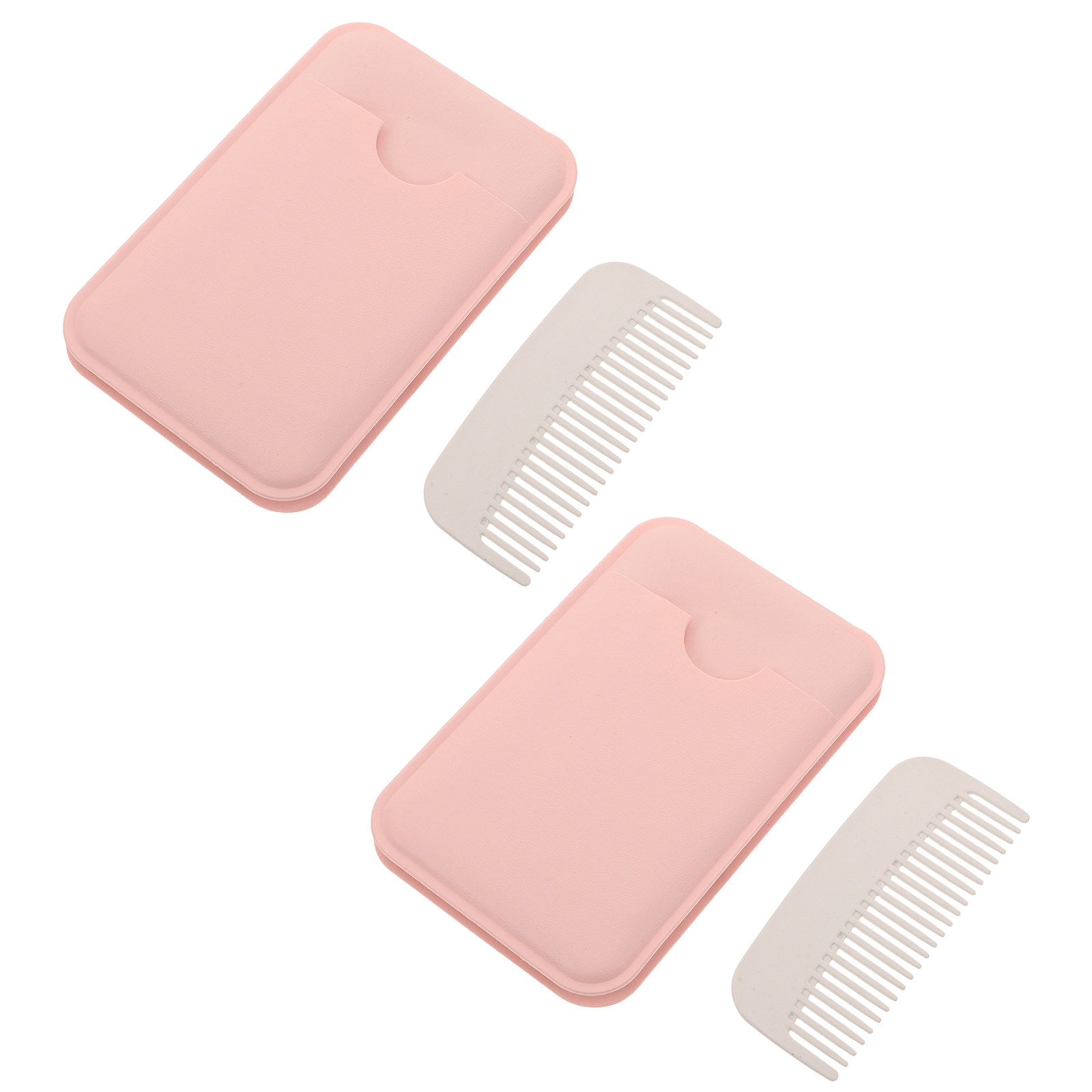 2Pcs Folding Mirror Comb Set S - Beauty Makeup Vanity Set recension och pris