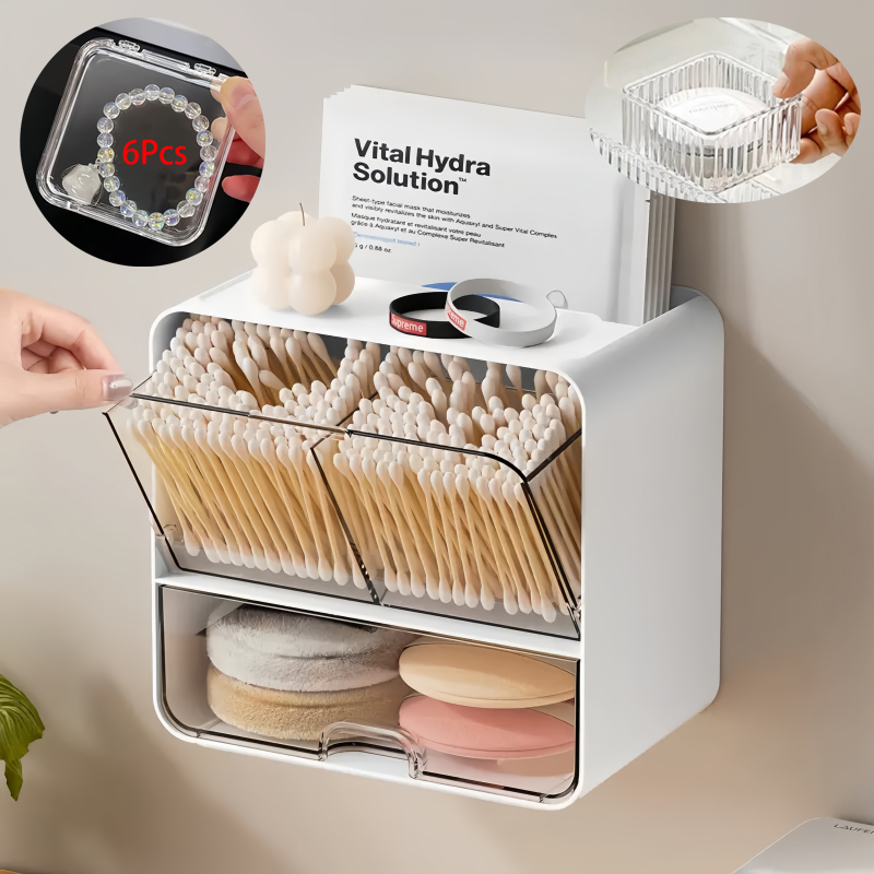 8-Piece Set, One Wall-Mounted  - Beauty Makeup Vanity Set recension och pris
