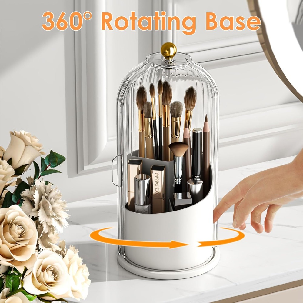 5-Piece Set, 360-Degree Rotati - Beauty Makeup Vanity Set recension och pris