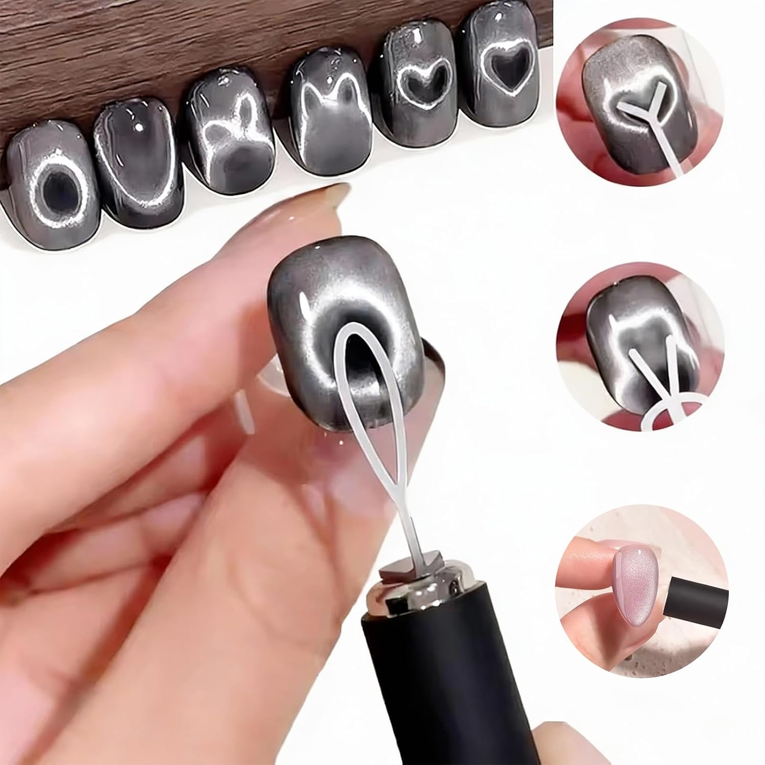 10Pcs Cat Eye Nail Magnet Set  - Contour Palette Stick recension och pris
