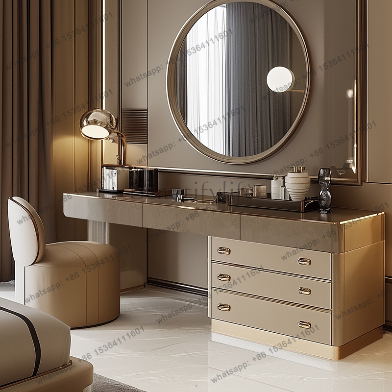 Full Set Wooden Vanity Table N - Beauty Makeup Vanity Set recension och pris
