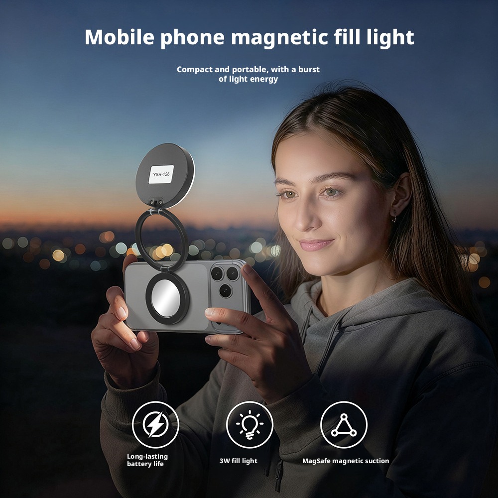 Magnetic Mobile Phone Fill Lig - Beauty No Makeup recension och pris