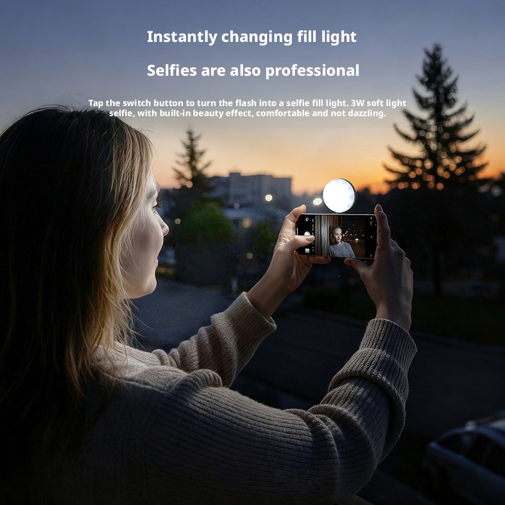 Magnetic Mobile Phone Fill Lig - Beauty No Makeup recension och pris